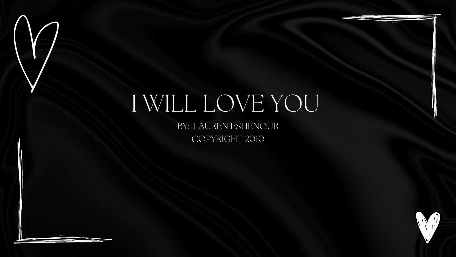 i will love you slide